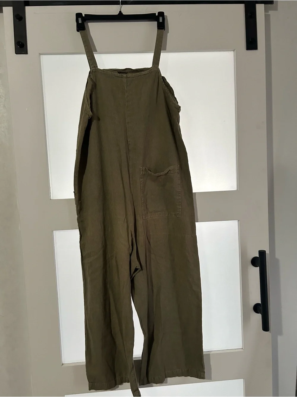 Universal Thread Olive Utility Cotton Jumpsuit - Picture 1 of 4